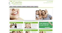 Desktop Screenshot of castle-dental.co.uk